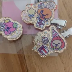 【新品未使用】Tamagotchi たまごっち　前髪クリップ 3P