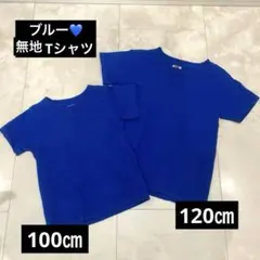 ブルーTシャツ 2枚セット 120㎝100㎝