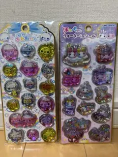 ミ*ん様 ウォーターシール　あわわちゃん、ほっぺちゃんセット販売