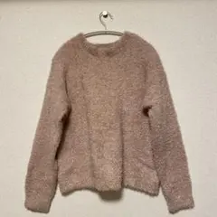 Ehyphen world garelly PEACE シャギーニット