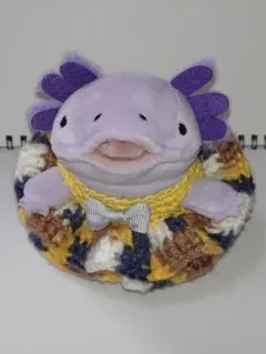 もちうぱmini用　二段フリルドレス　ハンドメイド⑨のサムネイル