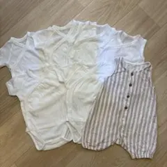 UNIQLO 肌着+ショートオール7着セット