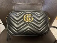 GUCCI GG Marmont ショルダーバッグ ブラック