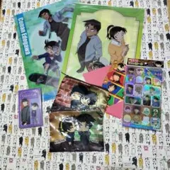 名探偵コナンまとめ売り★ クリアファイル シール ポーチ メモ帳セット