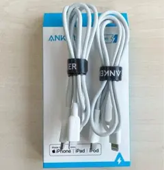 Anker USB-C & ライトニングケーブル 0.9m 2本