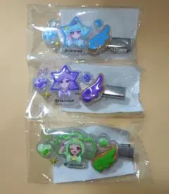 おねがいアイプリ ぷくぷく3Dヘアクリップ 3点セット