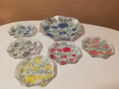 【最終価格】ガラス　お皿　６枚セット