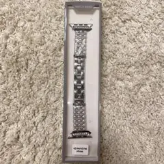 Apple Watch バンド シルバー パール 45mm