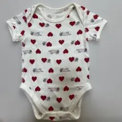 リサラーソン　ベビー　ボディスーツ　ロンパース　ハート　60サイズ　UNIQLO