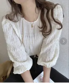 LAUIR パフスリーブ 長袖 トップスのサムネイル