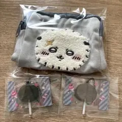 ちいかわモコモコポーチ　キャンディチャームズ2個セット　ラッコ