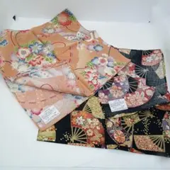 未使用保管品★和柄・ハンカチセット・大判★2枚セット