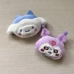 ちいかわ サンリオ ヘアクリップ シナモロール ハチワレ　クロミ　モモンガ