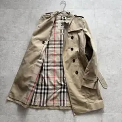 バーバリー　トレンチコート　サンドリンガム　ノバチェック　ベージュ　164cm
