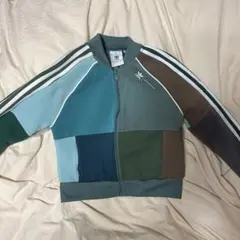 (２回目の値下げしました) adidas パッチワークジャージジャケット