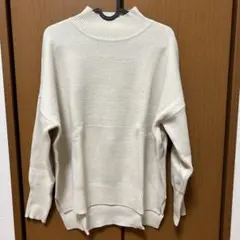 SHOO LA RUE アイボリー タートルネックニット Mサイズ