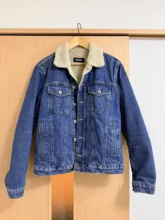 DIESEL ボア付きデニムジャケット