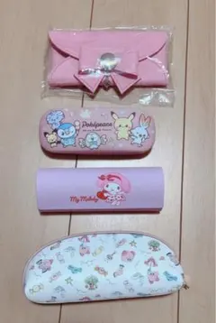 メガネケース　4点セット　JINS 限定版　セーラームーン　サンリオ　カービィ