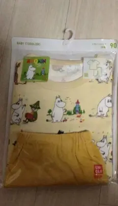 新品　ユニクロ ドライパジャマ(半袖)90サイズ　ムーミン柄