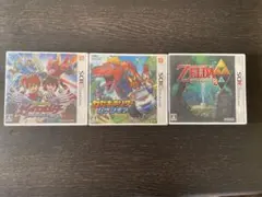 【3DS 3本セット】ゼルダの伝説 / カセキホリダー / ジャイロゼッター
