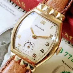 #4024【シックでお洒落】メンズ 腕時計 ベンラス 動作品 アンティーク 手巻のサムネイル