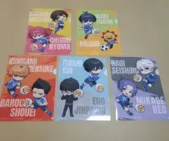 コジマ×ブルーロック クリアファイル ５種コンプリートセットのサムネイル