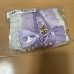 文化祭　ヘッドドレス パープル