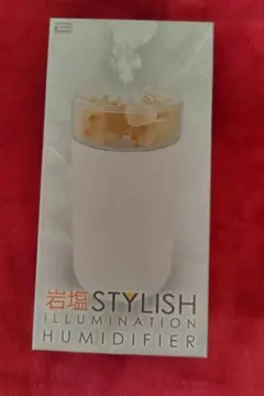 岩塩 STYLISH ルミネーション加湿器 【ホワイト】のサムネイル