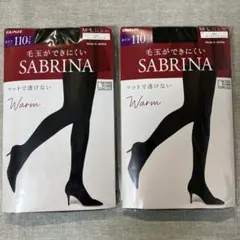 GUNZE SABRINA 110デニール タイツ M-L ダークチャコール