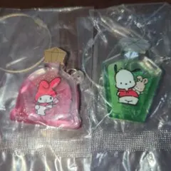 サンリオキャラクターズ　リキッドチャーム　パフュームボトル　マイメロ　ポチャッコ