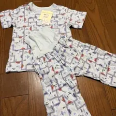 TOPVALU ベビー半袖パジャマ 腹巻付き 90cmのサムネイル