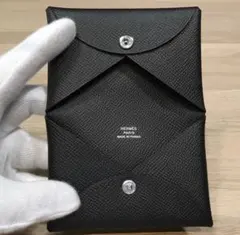 HERMES エルメス レザーカードケース カルヴィ エバーカラー プロン