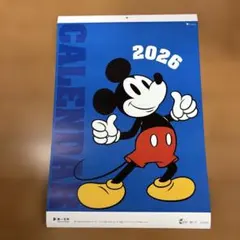 第一生命　2026年壁掛けカレンダー【ミッキーマウス】
