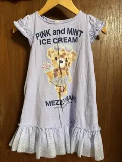 Mezzo Piano アイスクリームプリントワンピース 110