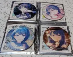 プロジェクトセカイ 桐谷遥 グリッター缶バッジ 4点セット