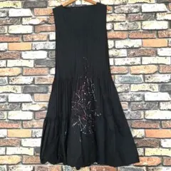 BRILLAMTE　ノースリーブ　プリーツワンピース　F