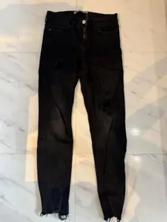 ZARA BASIC Z1975 DENIM スキニー ダメージ加工　サイズ34のサムネイル