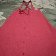 お値下　ピンクハウス　デニム吊りスカート