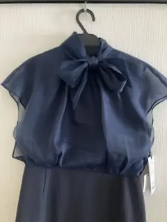 【新品タグ付】RUIRUE BOUTIQUE トランスペアレントネックリボン　M