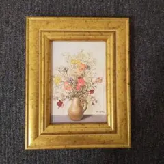 杉浦ミカ 油絵 油彩 絵画 薔薇 バラの絵 花の絵 - メルカリ