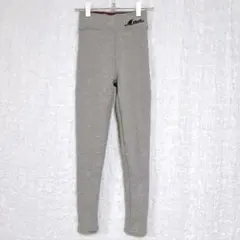 3362 MENAIC保温防寒 裏起毛 裏ボアレギンスパンツ　ライトグレー　S