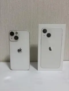 iPhone 13mini 128GB スターライト　箱、充電ケーブル付き