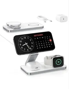 KEEPRO ワイヤレス充電器 3in1 Magsafe充電器