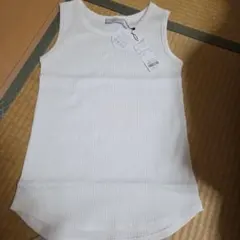 タンクトップ　インナー　白　ノースリーブ　anyfamのサムネイル