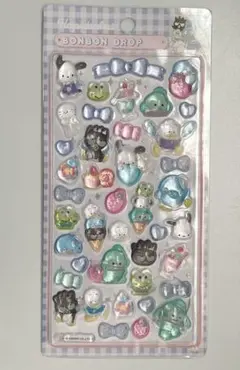 ボンボンドロップシール　Sanrio はぴだんぶい