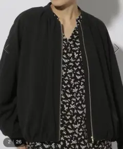 Elura サマ見えギャザーブルゾン