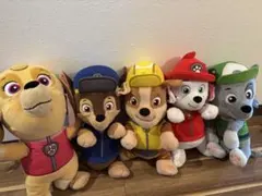 年末最終値下！パウ・パトロール ぬいぐるみ 5体セット