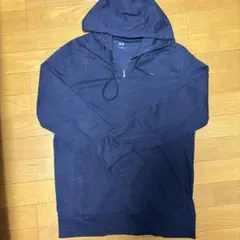 UNIQLO ネイビー フルジップパーカー Lサイズ