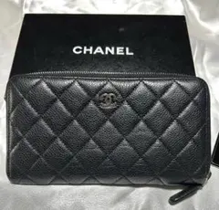 CHANEL ブラック キルティング 長財布のサムネイル
