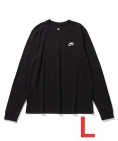 ナイキ 長袖Tシャツ ブラック メンズ プルオーバー クラブ L